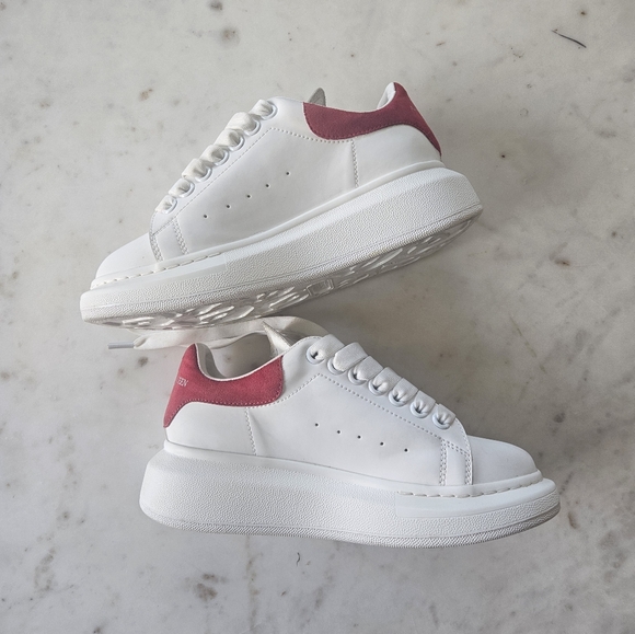 Alexander McQueen Oversized Sneakers Red/White - Picture 1 of 15